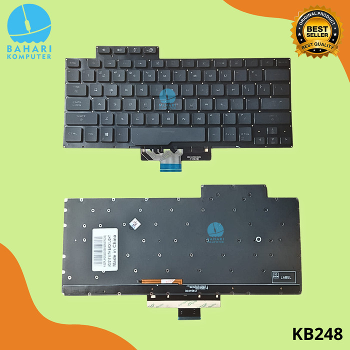Keyboard Asus ROG Zephyrus G14 GA401 GA401QH GA40QE Backlight - Black