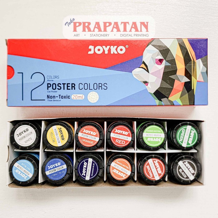 

promo -Joyko Poster Color Set 12x20ml | Cat Poster Set