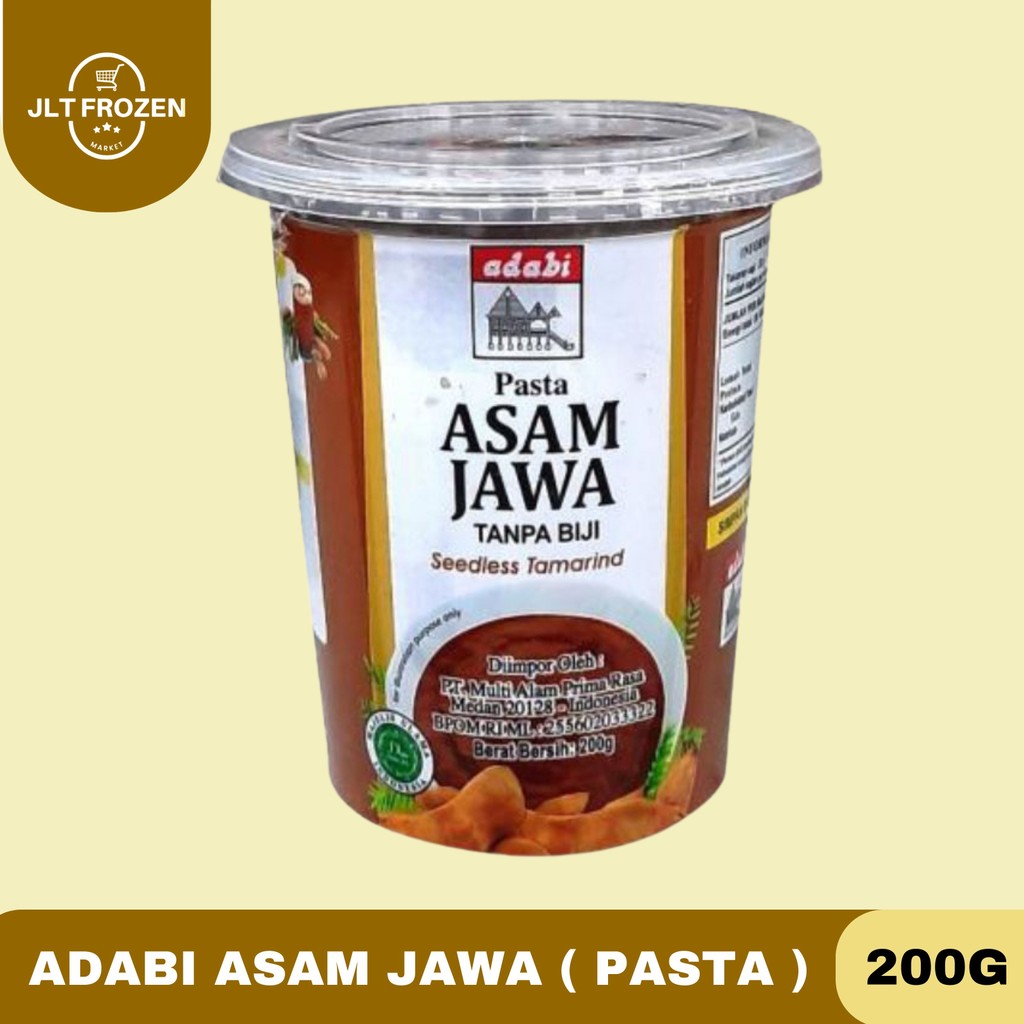 

Adabi Asam Jawa Tanpa Biji / Asam Jawa Asli ( Pasta ) Kemasan Gelas 200g