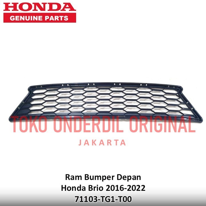 Ram Grille Bemper Depan Bawah Honda Brio Satya 2016 2017 2018 2019 2020 2021 2022 Bumper original