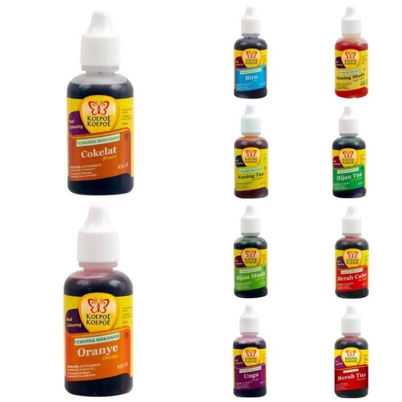 

Koepoe Koepoe PEWARNA Makanan 30ml ORIGINAL