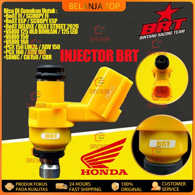 Injektor HONDA CPO BRT Racing PCX Beat Vario 110 125 150 160 CB150 CBR Sonic Supra GTR Genio Scoopy 