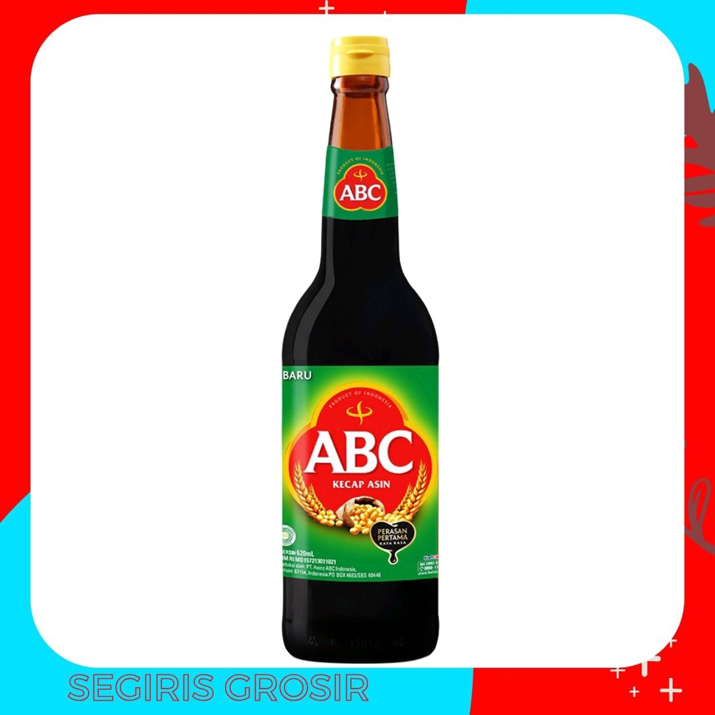 

ABC Kecap Asin 620 ml Gurih