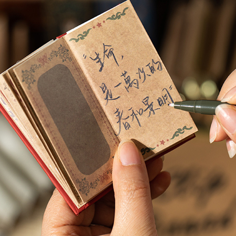 Mr Paper Star Yongyin Retro Cute Mini Notebook Organ Book DIY Handbook Sticky Student Handmade Gift