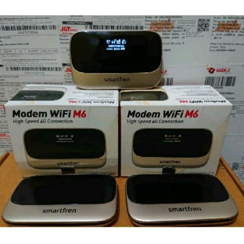 Modem Wifi Smartfren Mifi M6 M6xM5M3YM2Y Suport Smartfren Kuota 4G LTE(Bonus Casan Kabel Micro Usb)