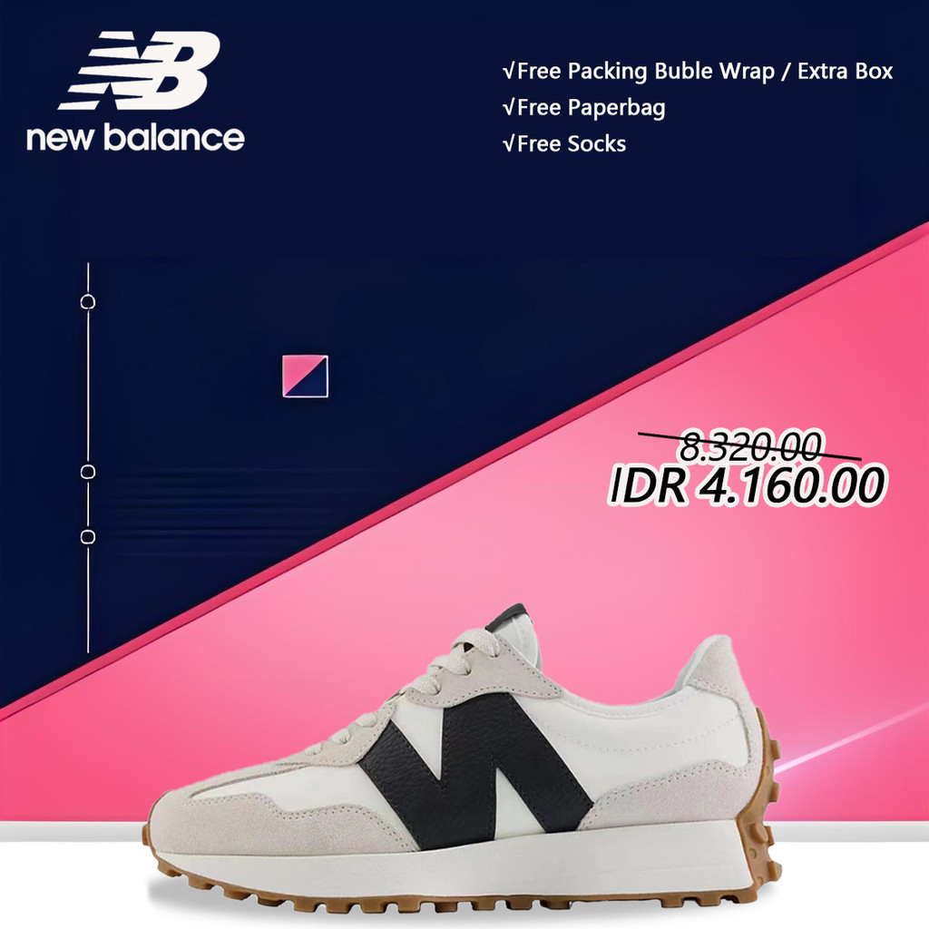 NB327 Nèw Balānce 327  Sepatu Original 100% Wanita Spatu Seoatu Sneaker Harga Sepati Men And Women P