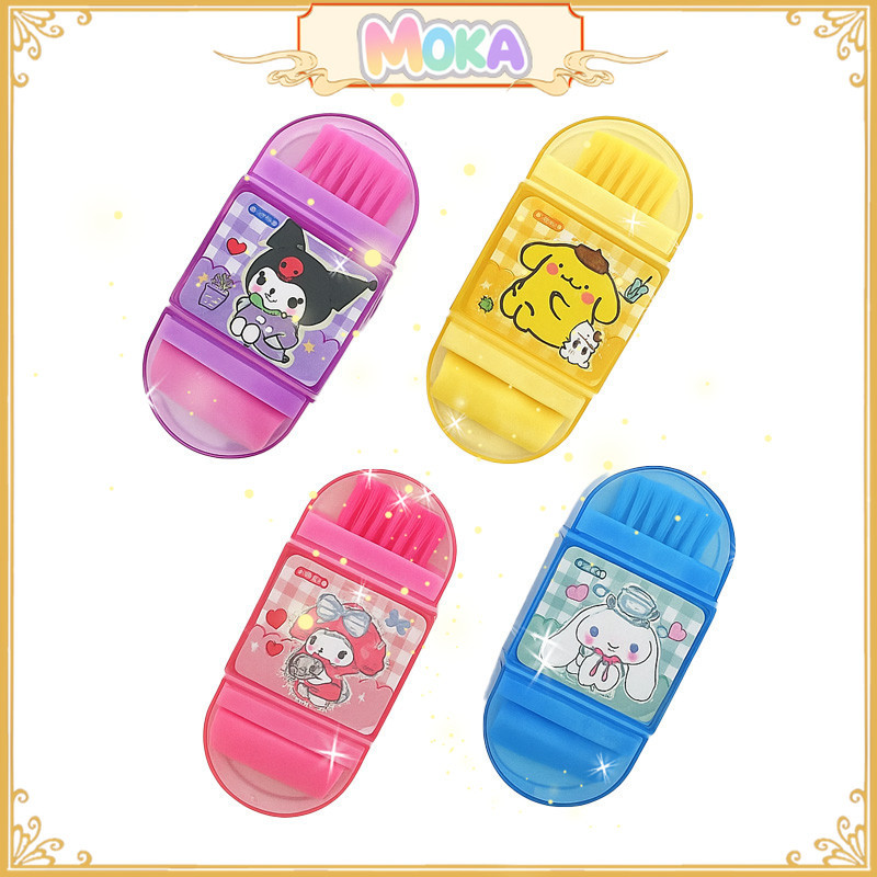 

Rautan Penghapus Dan Sikat Brush Dalam 1 Pcs / Rautan 3 In 1 Serbaguna Motif Kartun Lucu MKA60