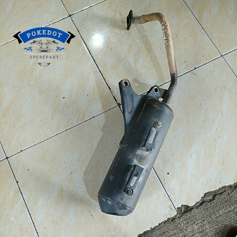 knalpot beat karbu fi spacy ORI lepasan utuh normal suara standar