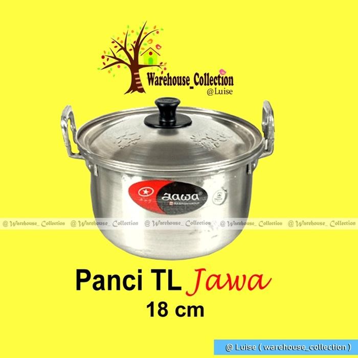 READY PANCI JAWA / PANCI RUMAHAN + TUTUP / PANCI ALUMINIUM / PANCI MASAK JAWA 16CM/ 18CM/ 20CM / 22C