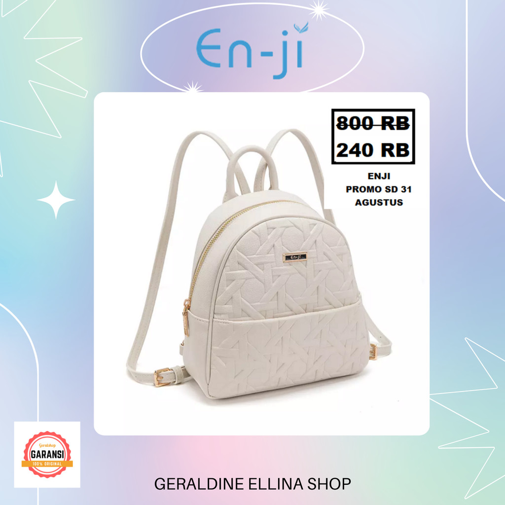 Tas ENJI Wanita  ORIGINAL SALE backpack seri SONBU