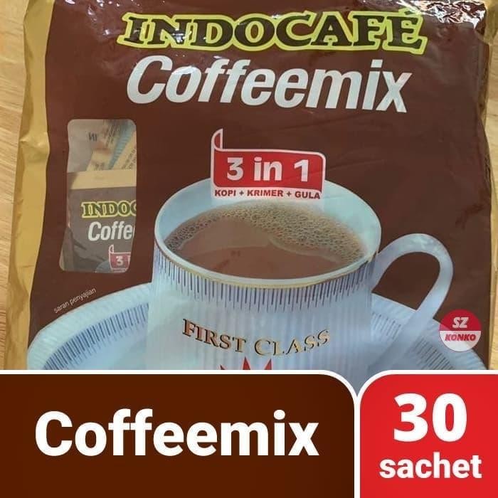 

Kopi Indocafe Coffeemix 3-in-1 (isi 30 sachet x 20gr) / PROMO / DISKON