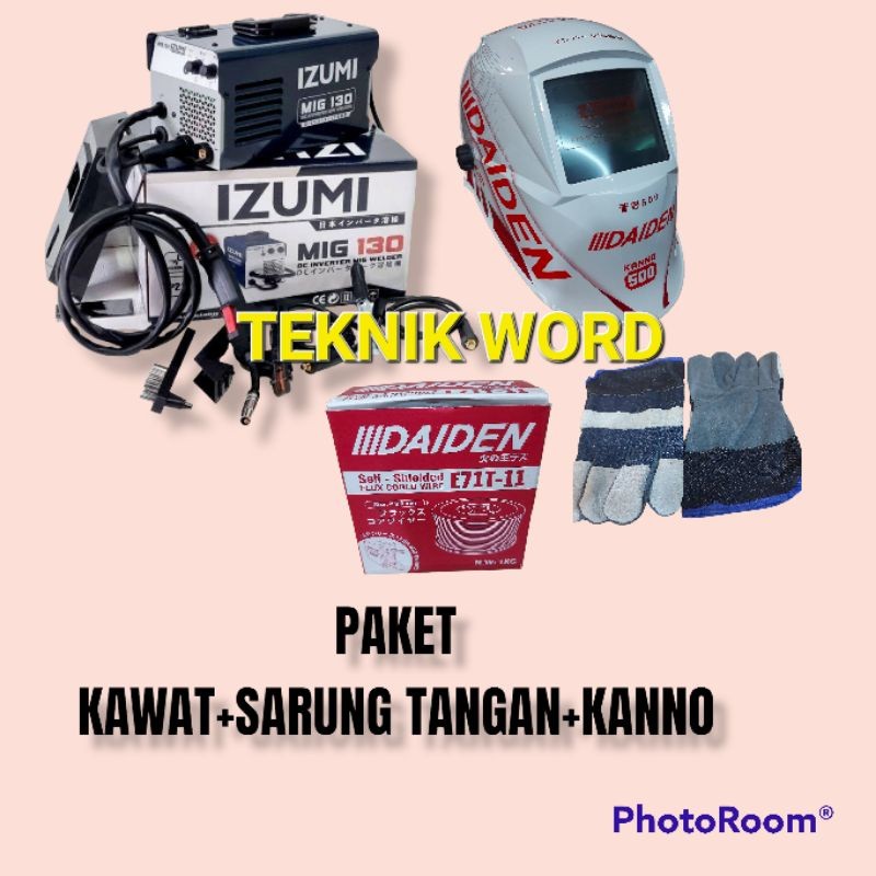 MESIN LAS IZUMI MIG 130 MESIN LAS CO² GASLESS IZUMI MIG 130 TRAFO LAS