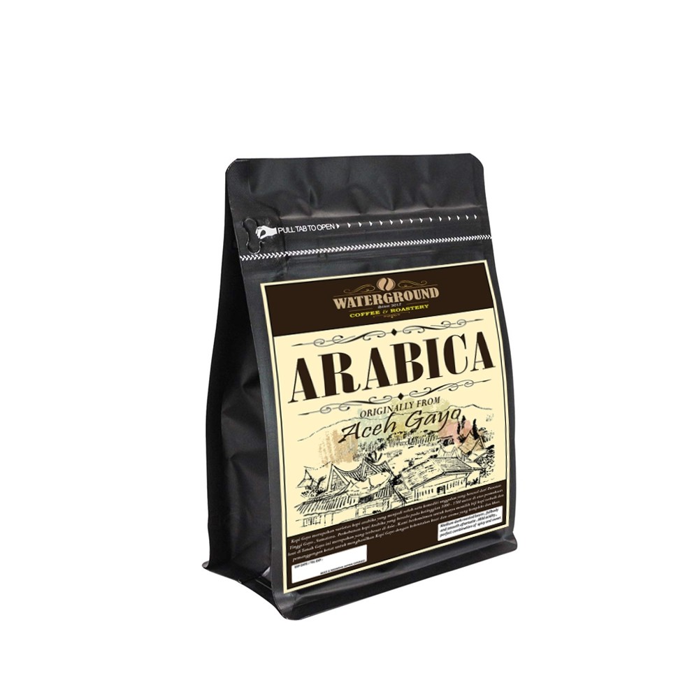 

JAMIN MURAH !!!Waterground Coffee Kopi Arabika Aceh Gayo Wine Process Biji Kopi GRADE 1 Single Origin, 200 GR(BISA LANGSUNG ORDER)