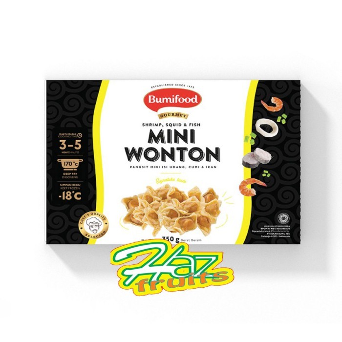 

Seafood Olahan Bumifood Mini Wonton 350 Gram