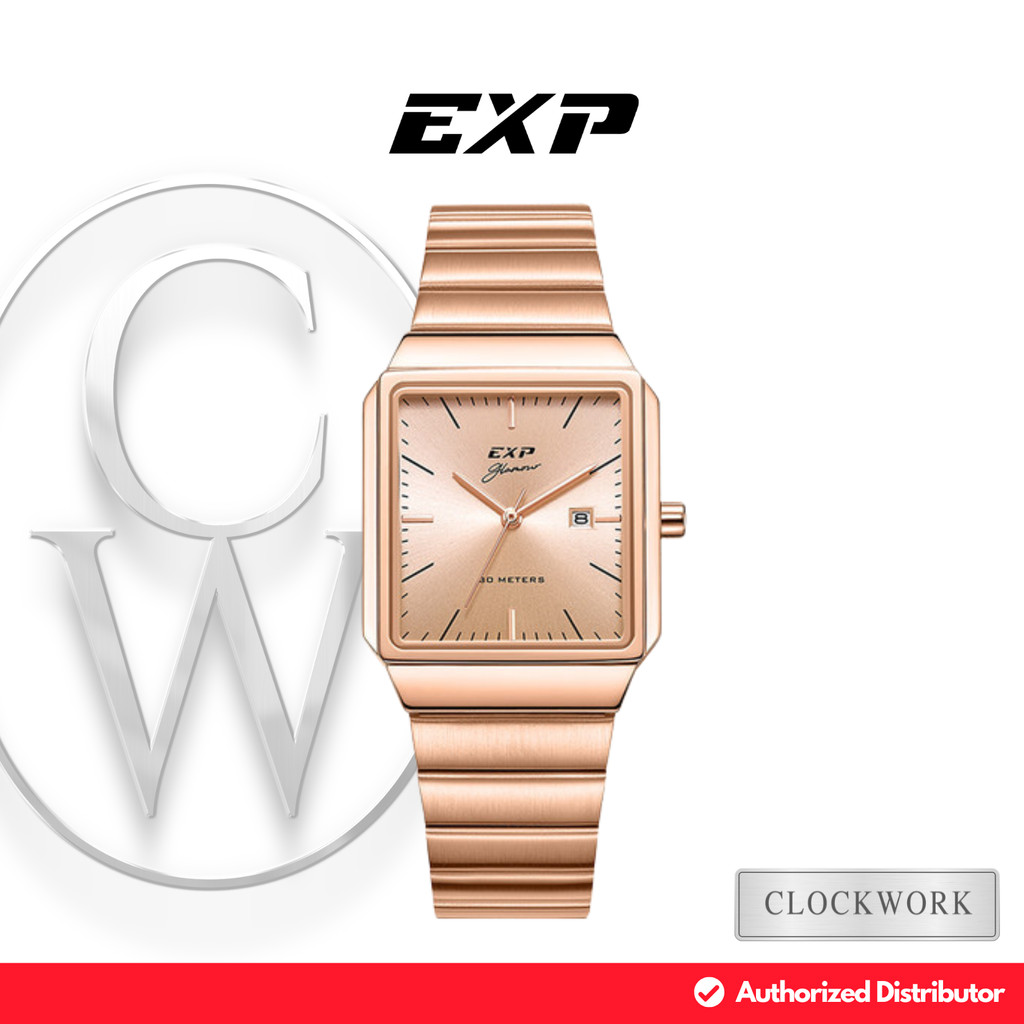 Jam Tangan Wanita Expedition EXP EX 6854 LDBRGLN Rantai Vintage Rosegold