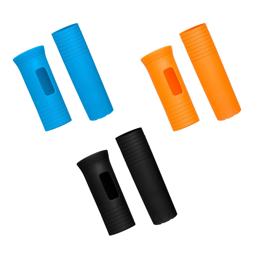 1 Set Rubber Microphone Handle Cover Universal Anti Slip Mic Handle Protection Sleeves for Wedding P