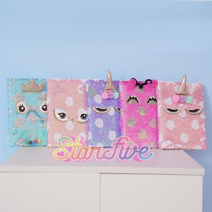 

NOTEBOOK DIARY SEQUIN STARFIVE by Radhiant official