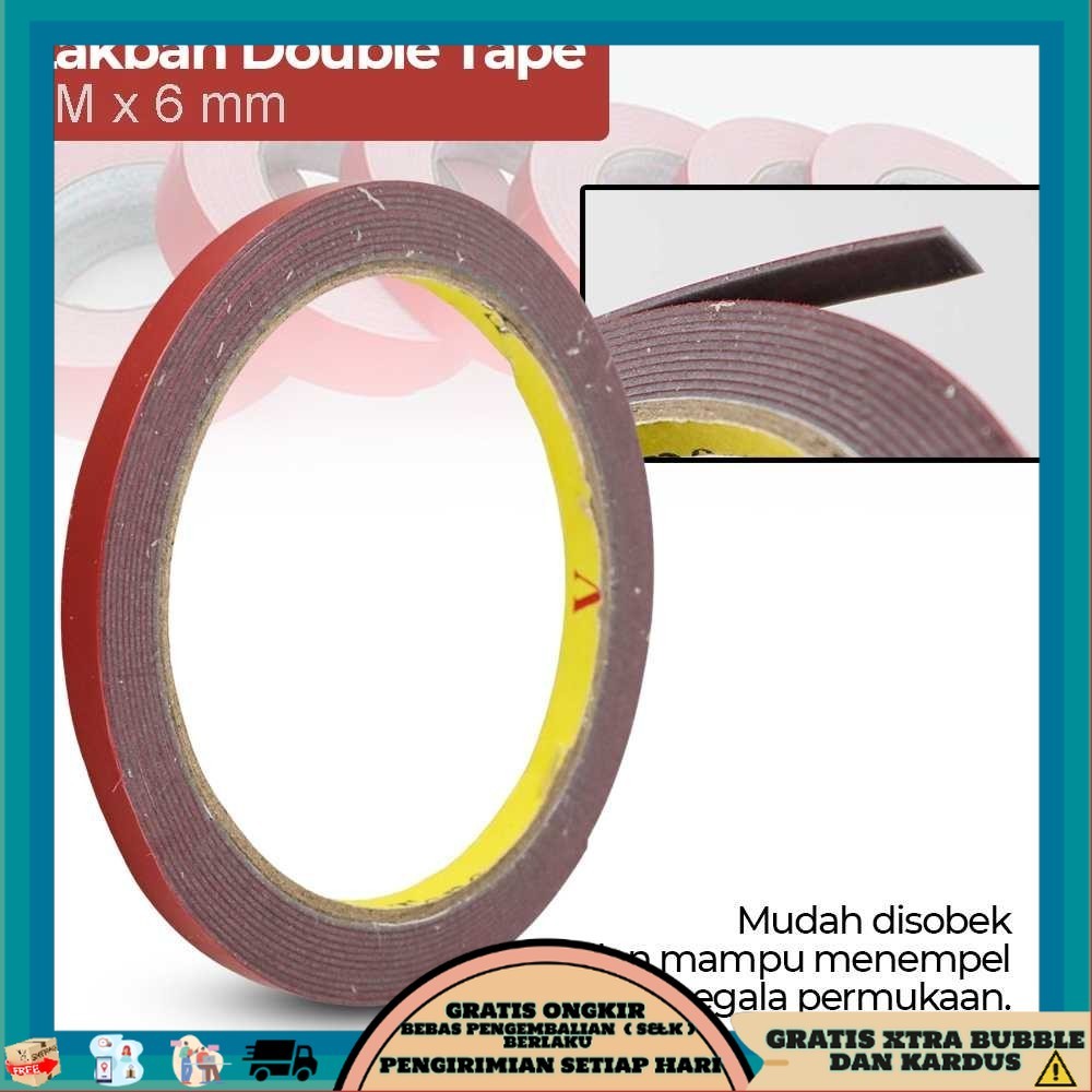 

TQK - TaffPACK Lakban Selotip Double Tape Strong Heavy Duty 1 PCS - SC-3M