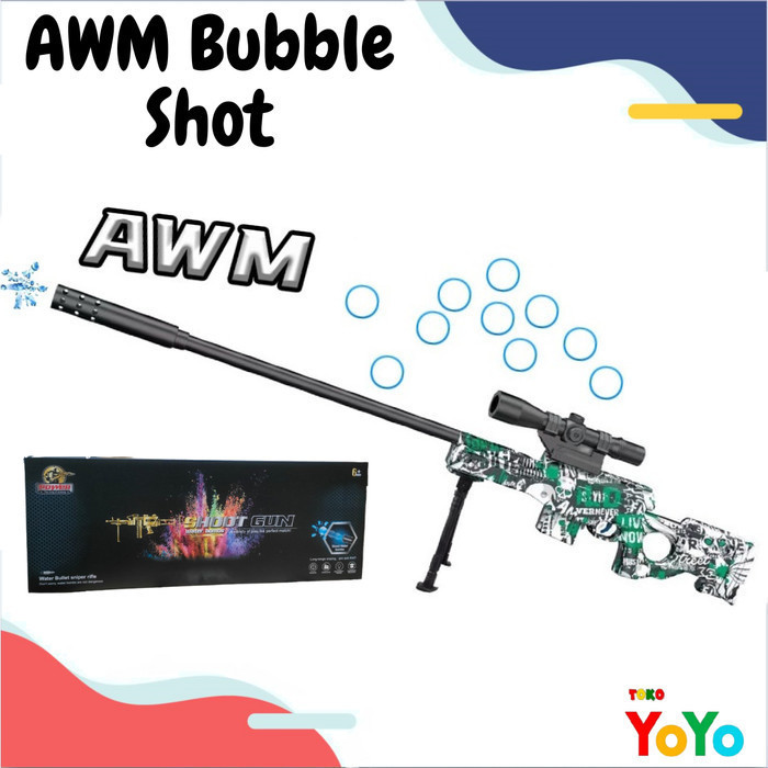 WET79 TokoYoyo Mainan AWM Gel Blaster Pistol Anak Mainan Sniper Soft Gun Bullet Tembak Tembakan Eduk