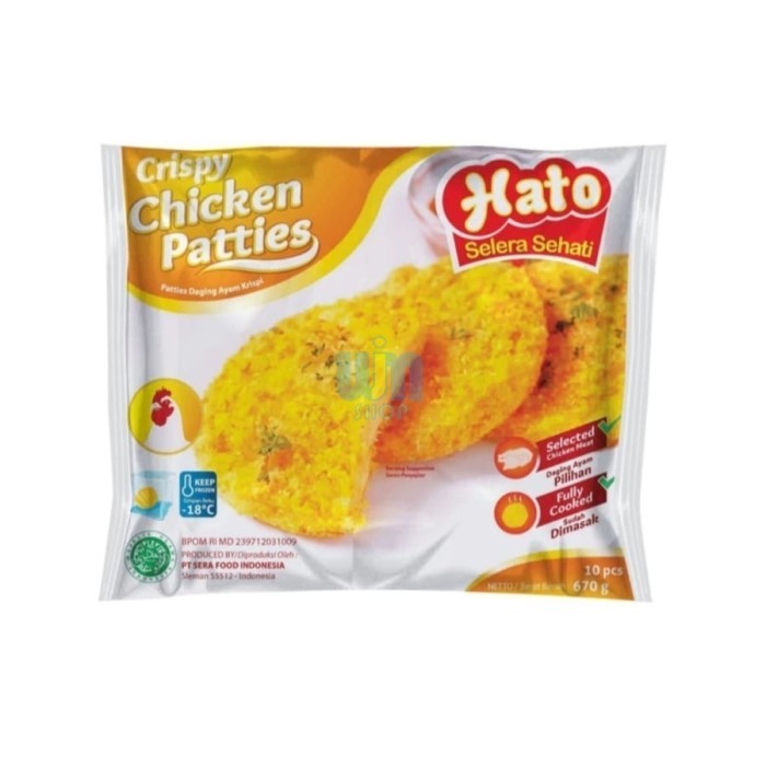 

Crispy Chicken Patties Hato 670gr Frozen