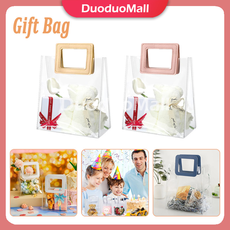 

Tas Mika PVC Handle Kulit / Goodie Bag Hampers