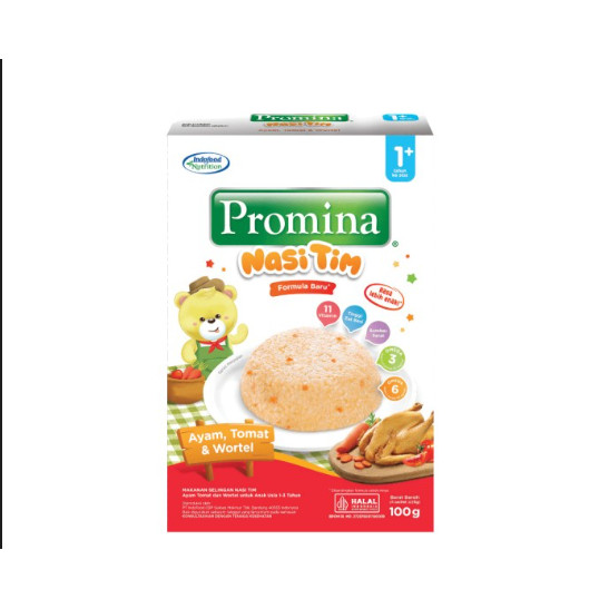 

Promina Nasi Tim Ayam Tomat Wortel 100gram