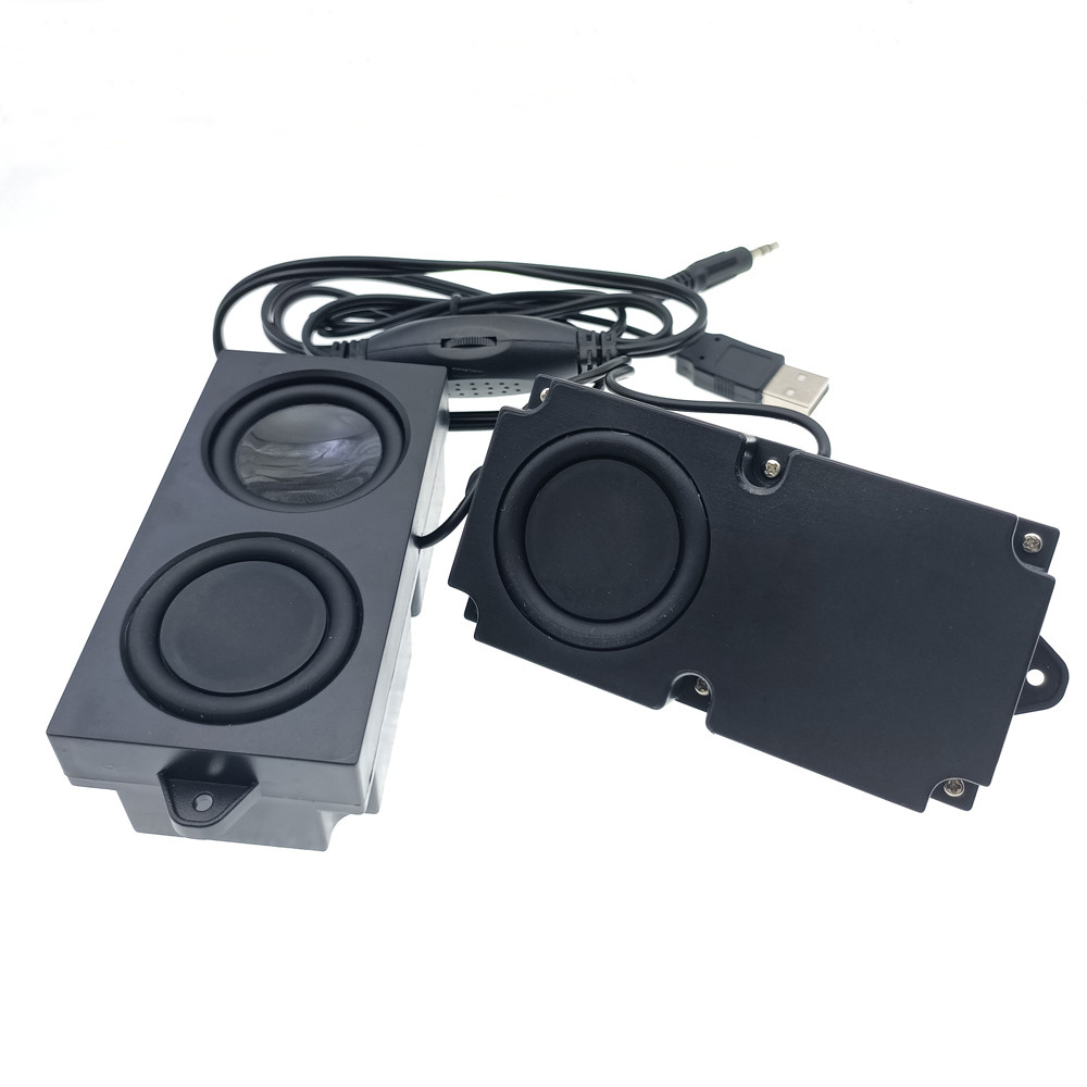 MP4 MP3 Computer PlayersUSB Mini Speakers Portable Wired Bass Stereo Speakers Desktop Small Speakers