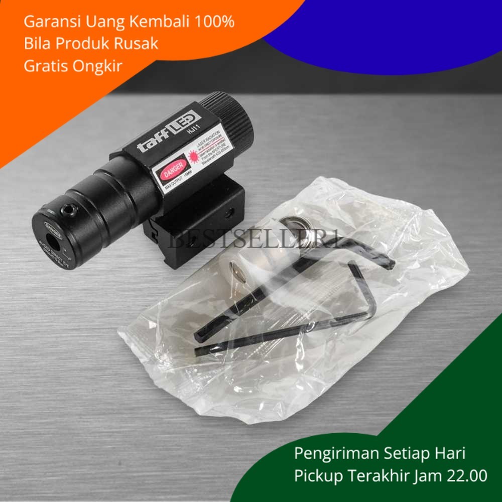 BS Laser Scope Dot Merah Senapan Jarak Jauh Tactical Tembak Termurah Malam Sniper Senapan Red Murah
