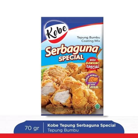 

Tepung Kobe Serbaguna 70Gr / 1 Renceng / 10 Pcs