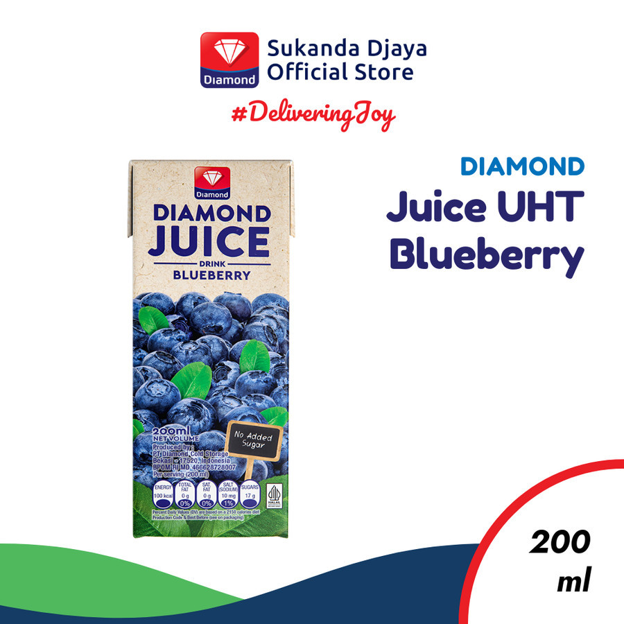 

Diamond Juice UHT Blueberry Unsweet (200 ml)