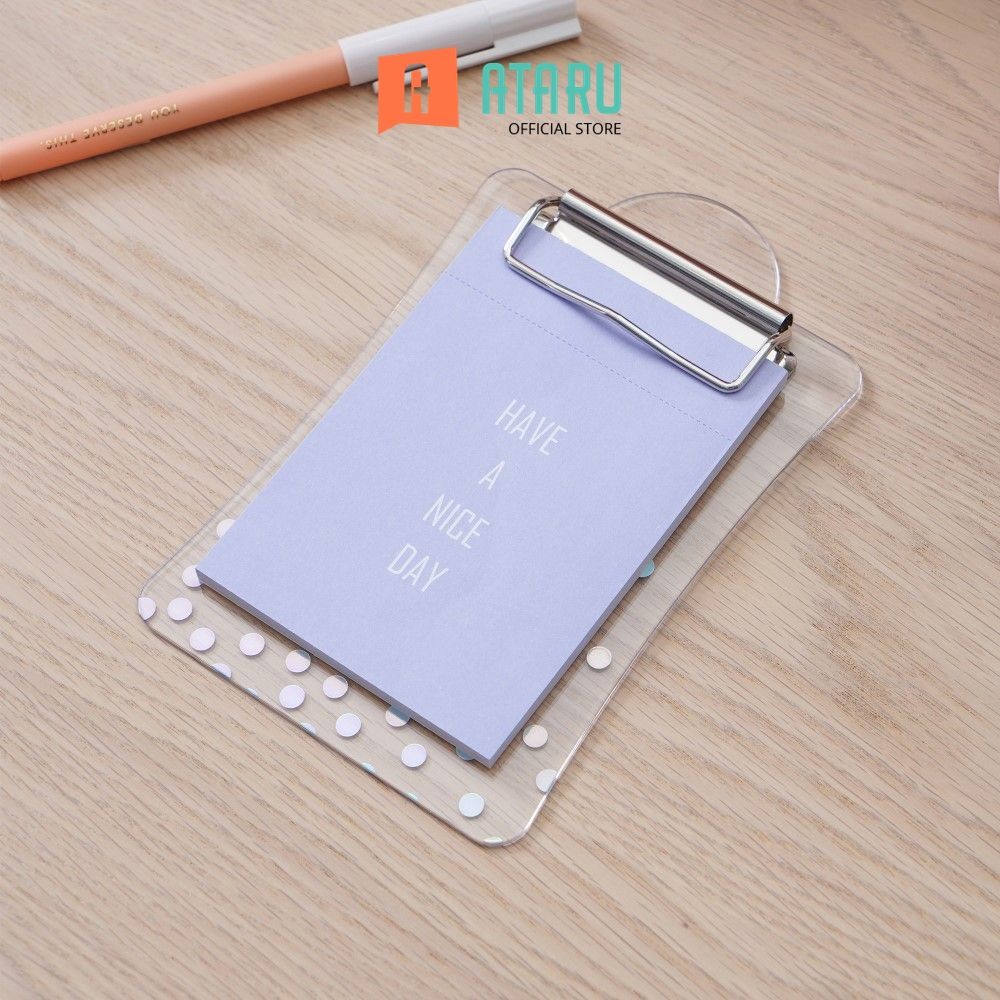 

Ataru Papan Clipboard Mini - Silver Papan Jalan Ujian Board Tatakan Kertas Perlengkapan Kantor Dan Sekolah