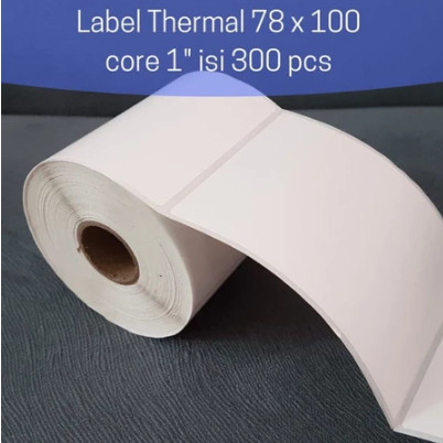 

Kertas Thermal Resi Kertas Termal Print Resi isi 300 lembar Continuous paper 78x100 Super Kuat