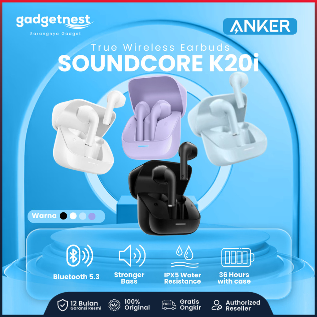 Soundcore K20i Earbuds Bluetooth 5.3 Earphones 36 PlayTime Bluetooth Soundcore K20i