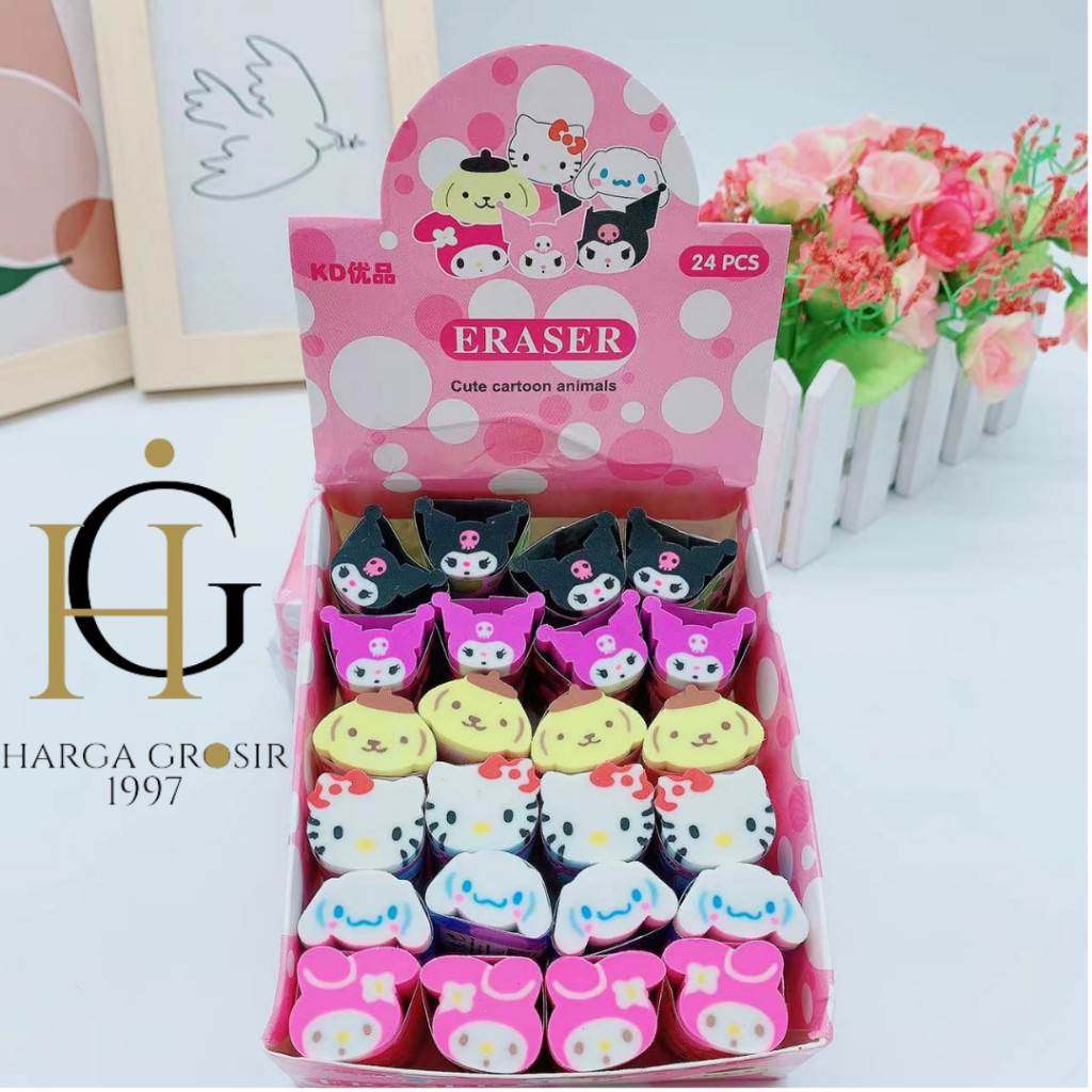 

Penghapus lonjong sanrio 3d eraser alat tulis sekolah penghapus termurah kado unik bisa cod