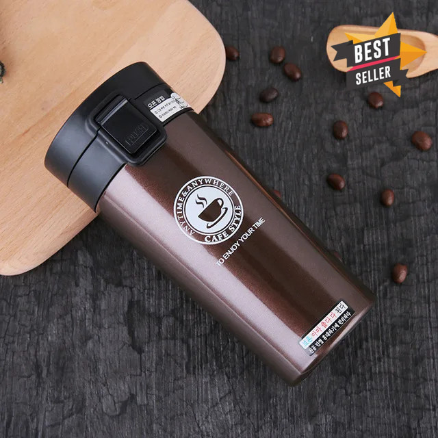 Thermos Kecil Mini Termos kopi Stainless Steel Vacum Tumbler 380ml