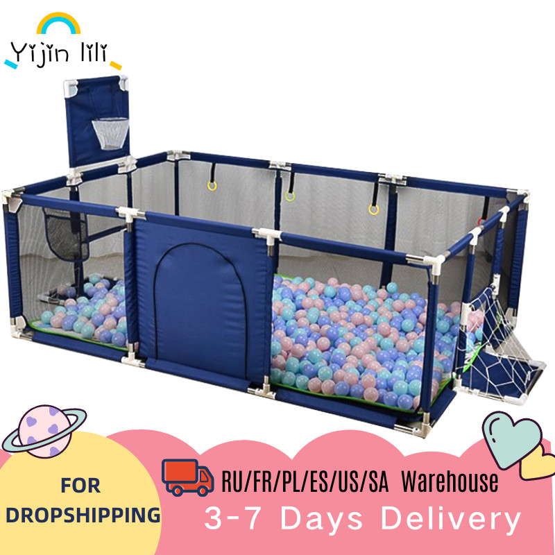 Children's Playpen with Nets Baby Playpen Children Fence Baby Playground Baby Park Child Safety Barr