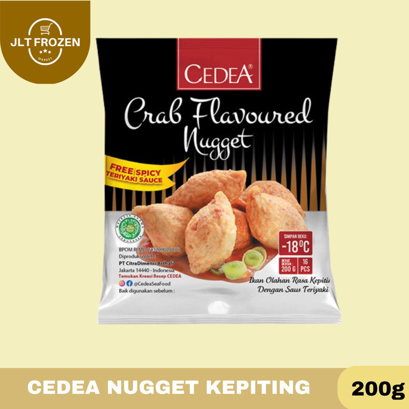 

Cedea Nugget Kepiting (free spicy saus teriyaki) - 200g