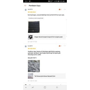 

Tali tissue pita tissue lanyard 2cm