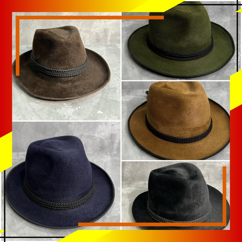 COOLTUF-Topi Laken Wool Premium Borsalino/Moris/Mayser
