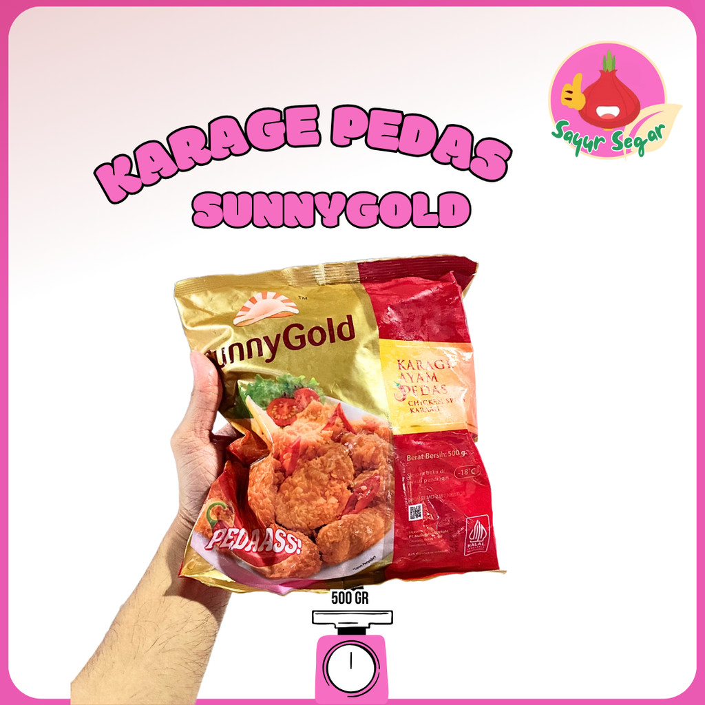 

Sayur Segar - Karage Pedas Sunny Gold 500 gr / Chicken Spicy Karaage