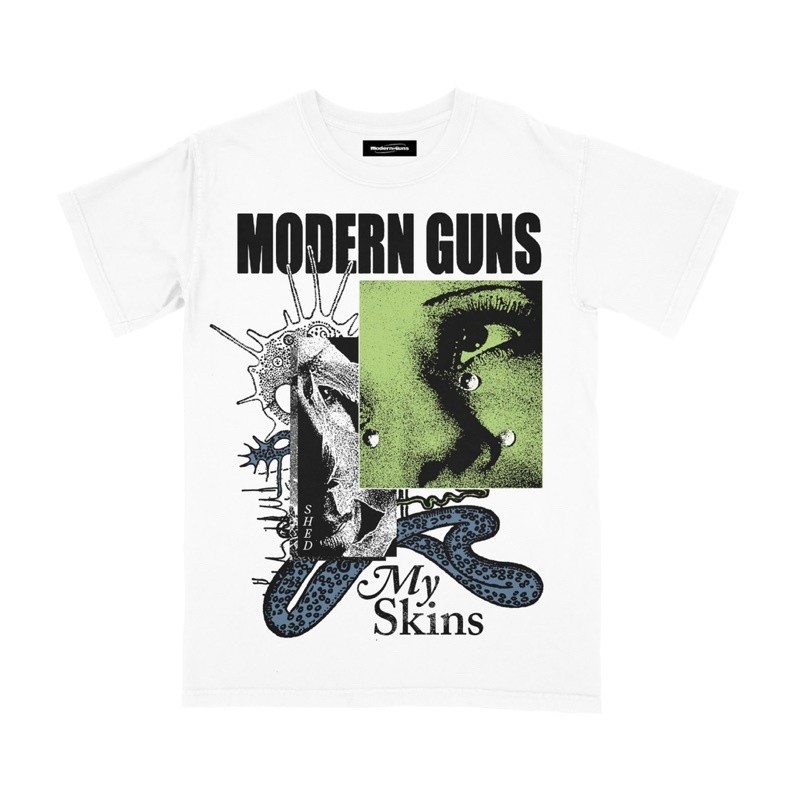 kaos-KAOS MODERN GUNS - SHED T-SHIRT [Biasa/Uniseks/COD]