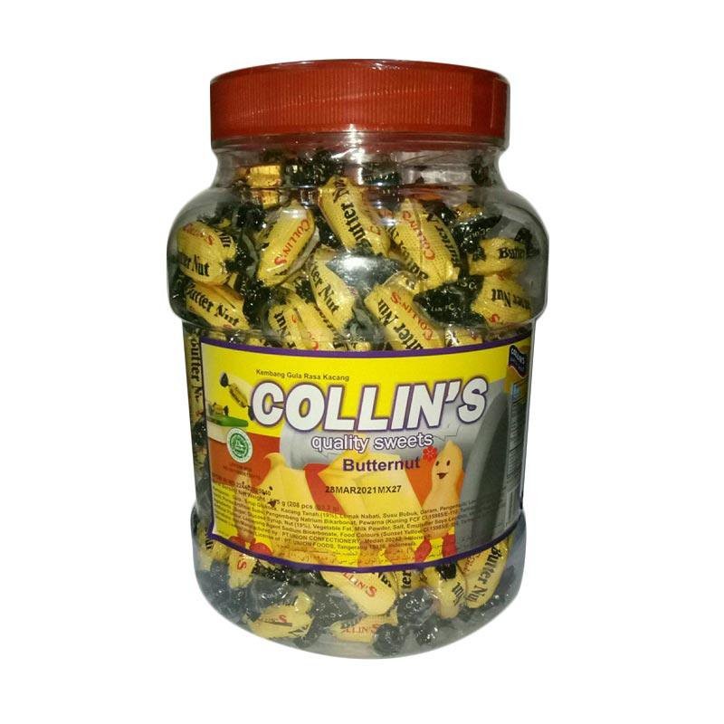 

Permen Kacang Butter Nut Collins Jadul 1 Toples (208PCS)