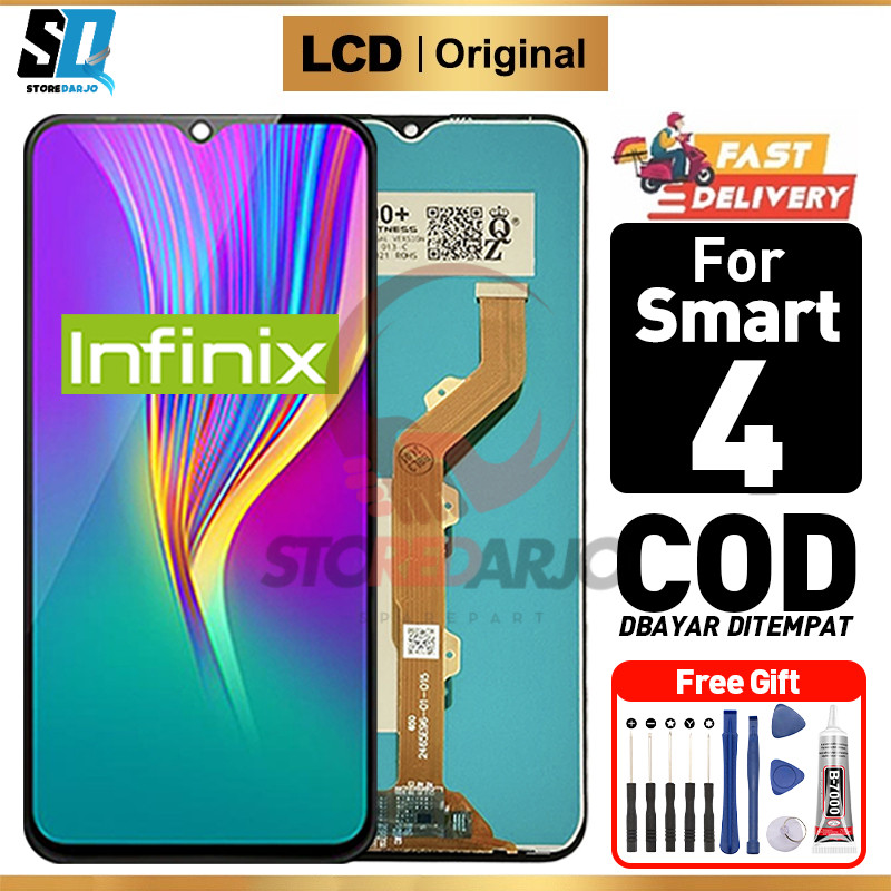 LCD Infinix Smart 4 Original fullset ori  Touchscreen hp Infinix Smart 4 for Glass Touch Screen Digi