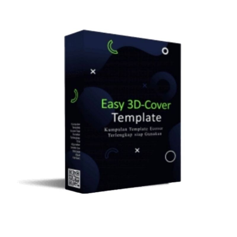 Easy 3D-Cover Template - Kumpulan Template e-Cover 3D Desain Terbaik & Terlengkap (Format PSD)