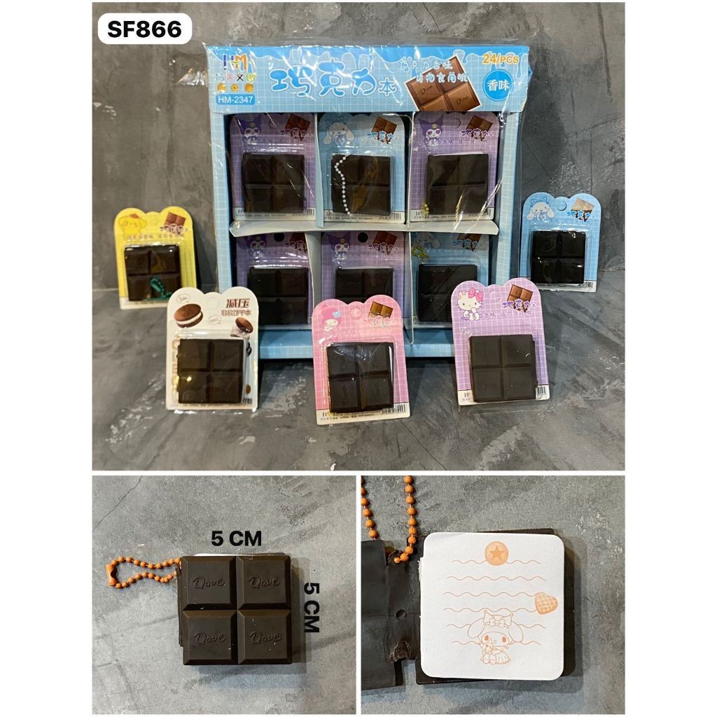 

(TOS) BUKU NOTEBOOK COKELAT SANRIO 2 IN 1 MINI BUKU COKELAT SANRIO 2 IN 1 CHOCOLATE NOTEBOOK MINI SANRIO/NOTES MINI COKELAT