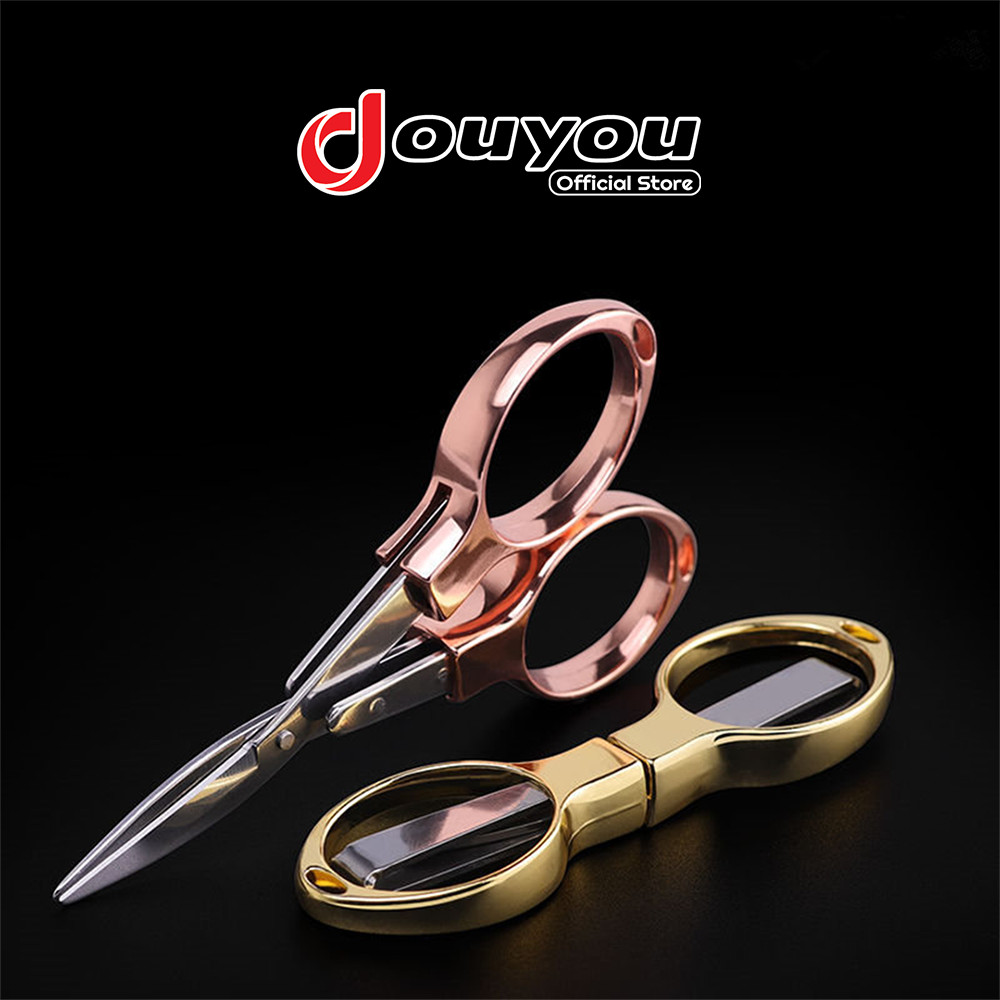 

Gunting Lipat Mini Portable Gunting Kertas Scissors Folding Travel Multifungsi ATK3006