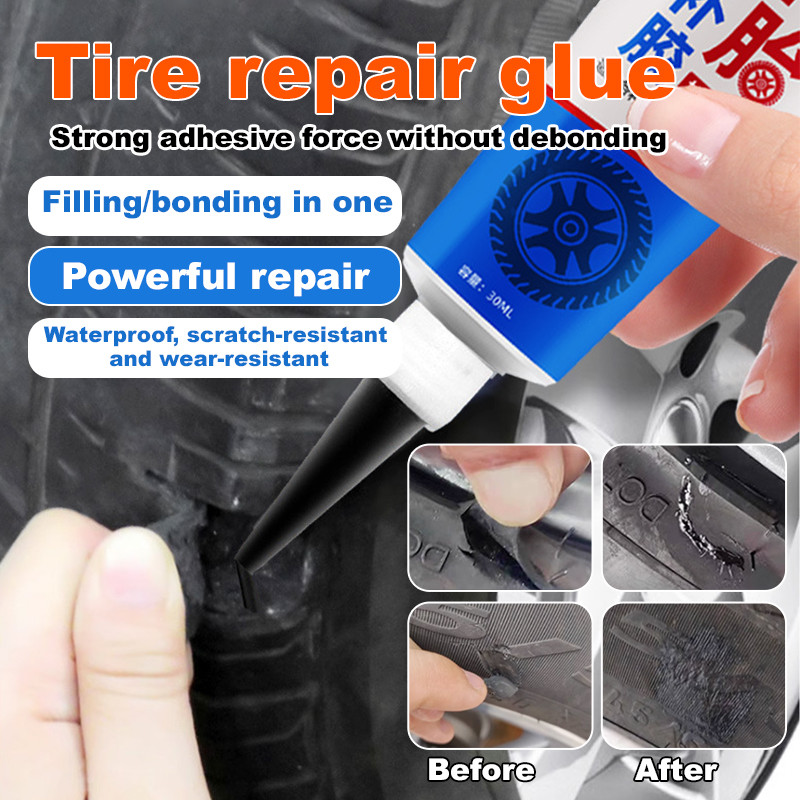 ✨Beli 1 Gratis 1✨Lem Ban Mobil Tahan Minyak/Lem Retak Ban Universal/Lem Kuat Tidak Mengelupas/Perbai