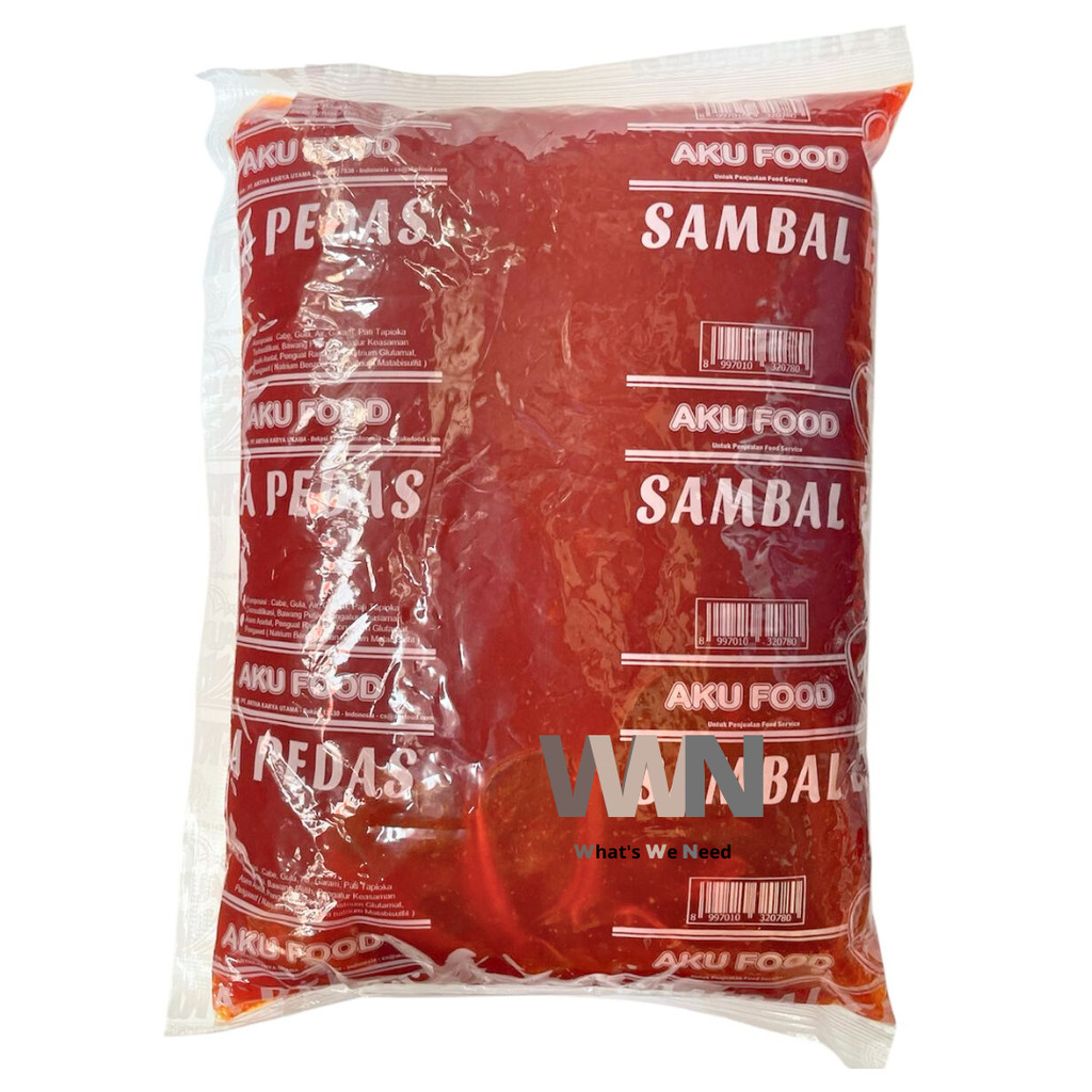 

Saus Sambal Extra Pedas AKU Pouch 1 kg
