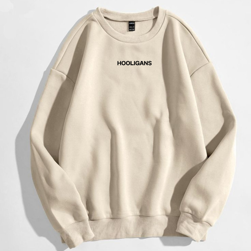OUTERWEAR BASIC CREWNECK HOOLIGANS / SWETER HOOLIGANS PRIA WANITA CASUAL / CREWNECK HOOLIGANS PRIA D