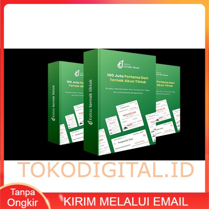 ECOURSE TERNAK AKUN TIKTOK - 100 Juta pertama dari ternak akun tiktok - PELUANG USAHA - TOOL BISNIS